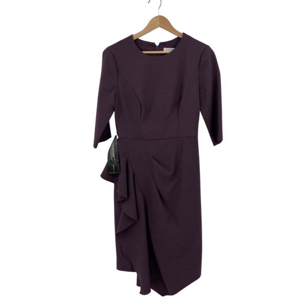 Kay Unger New York Esther Cocktail Dress Purple 4
